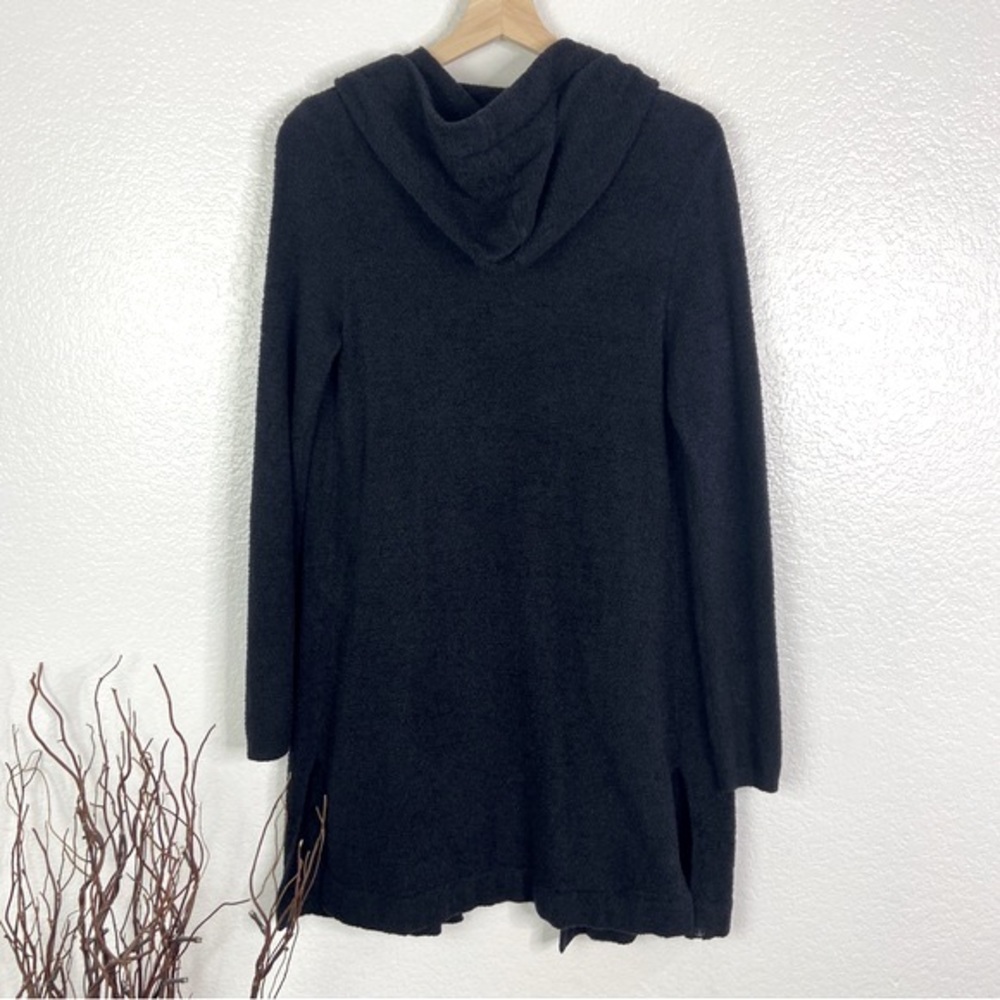 NWOT BAREFOOT DREAMS Cozychic Lite Coastal Hooded Cardigan - Picture 6 of 8